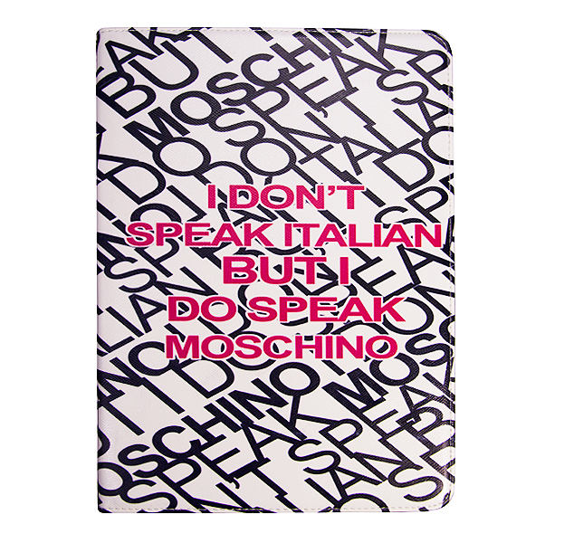 

Чехол для iPad Air/9.7 2017/2018 Moschino Do Speak Moschino, Белый