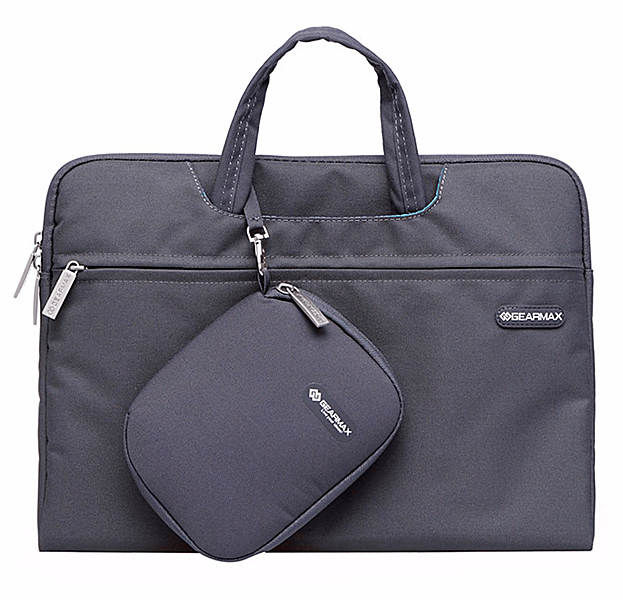 

Серая сумка для Macbook 15' Gearmax Campus Slim Case, Серый