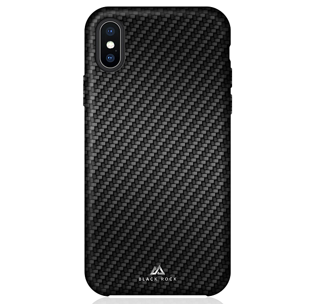 

Чехол-накладка для iPhone XS Max Black Rock Flex Black, Черный