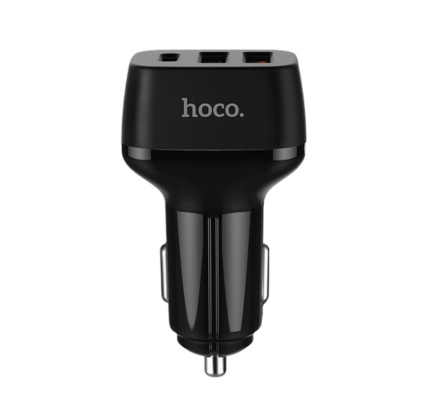 

Автомобильное зарядное устройство Hoco Z15A 2USB/Type-C QC 3.0