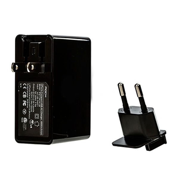 

Черное сетевое зарядное устройство Rock Rocket 4 USB