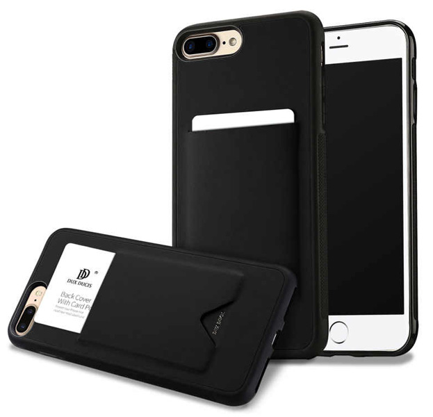 

Черный чехол для iPhone 7/8 Plus Dux Ducis Pocard Series