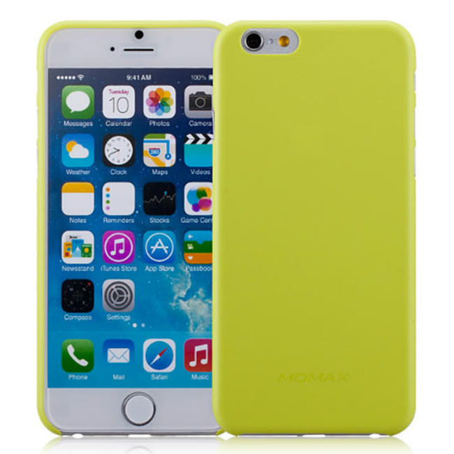 

Зеленая ультратонкая накладка для iPhone 6/6s Plus Momax Membrane Case, Зеленый