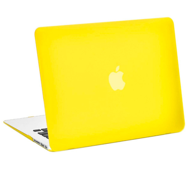 

Желтая пластиковая накладка для Macbook Air 13", Желтый