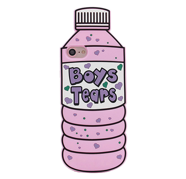 

Силиконовый чехол-накладка для iPhone 7/8 Boys Tears Soft Case, Розовый