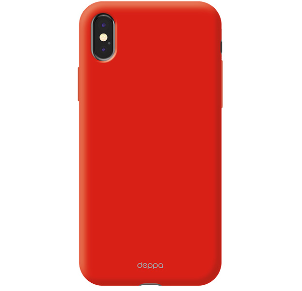 

Красный чехол-накладка для iPhone X/XS Deppa Air Case
