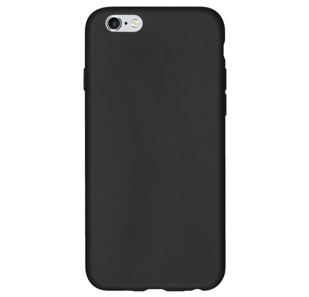

Черный матовый чехол-накладка для iPhone 6/6S Anycase