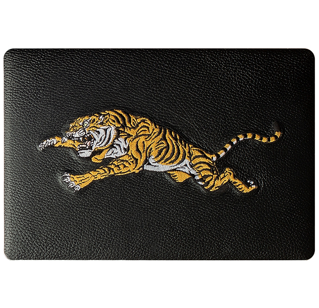

Кожаная наклейка для Macbook Pro 13(2016-2018) Glueskin Una Tigre, Черный