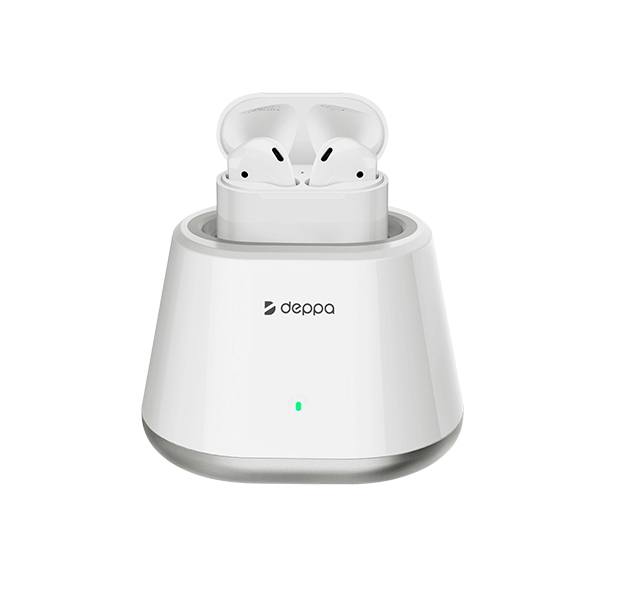 

Белая док-станция для Apple AirPods Deppa Charging Dock