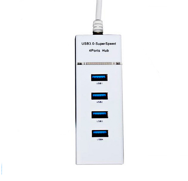 

Белый переходник USB Type C to 4 USB 3.0 Super Speed