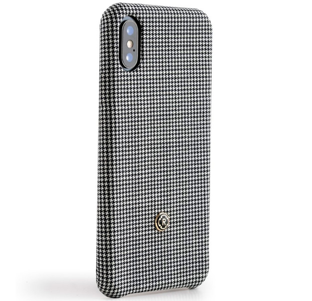 

Чехол-накладка для iPhone X/XS Revested Timeless Houndstooth "Cover Pied de Poule", Серый