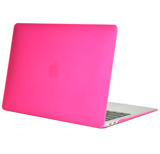

Ярко-розовая пластиковая накладка для Macbook Air 13 2018 Hard Shell Case