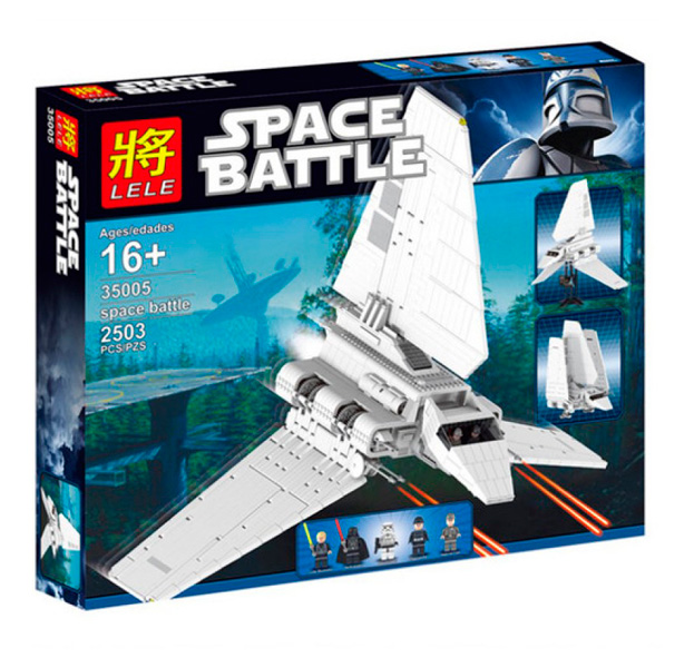 

Конструктор Lele Star Wars Имперский шаттл Тайдириум 35005 (аналог Lego) 2503 дет.