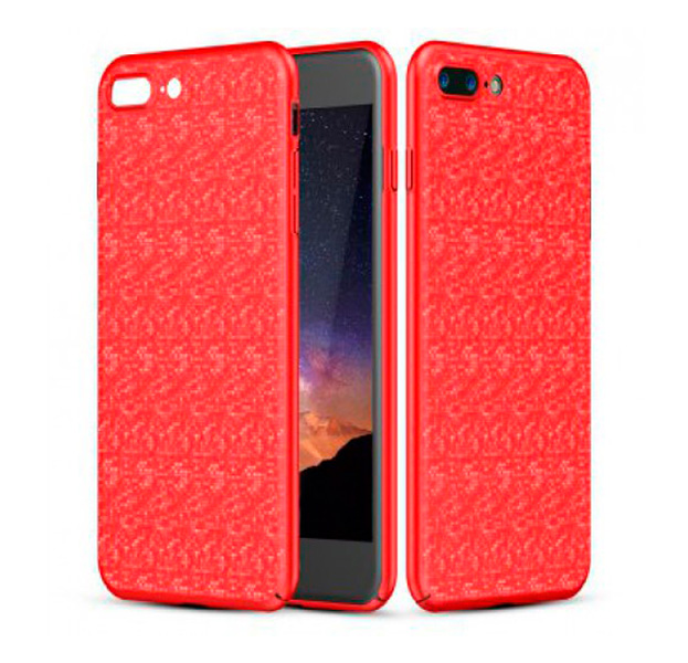 

Красный чехол-накладка для iPhone 7/8 Plus Baseus Plaid Case