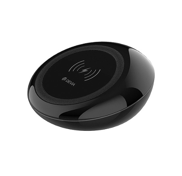 

Черное беспроводное зарядное устройство Devia Fast Wireless Charger