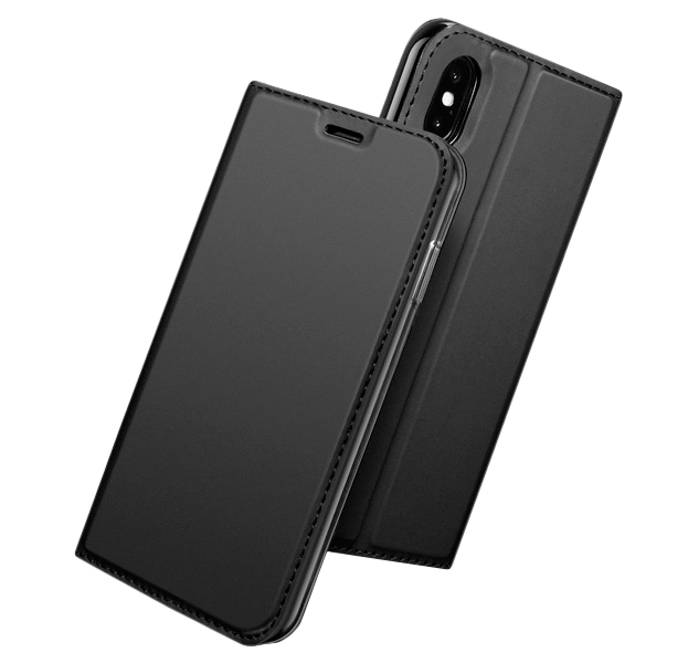 

Чехол-книжка для iPhone X/XS DZgogo Black, Черный