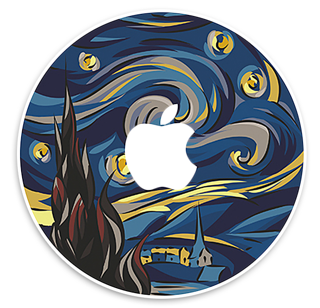 

Наклейка для Macbook "Ван Гог"