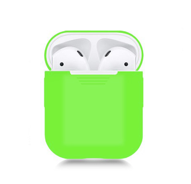 

Салатовый силиконовый чехол для Apple AirPods