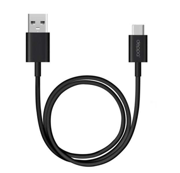 

Черный кабель USB Type-C - USB 3.0 Deppa 1.2 м