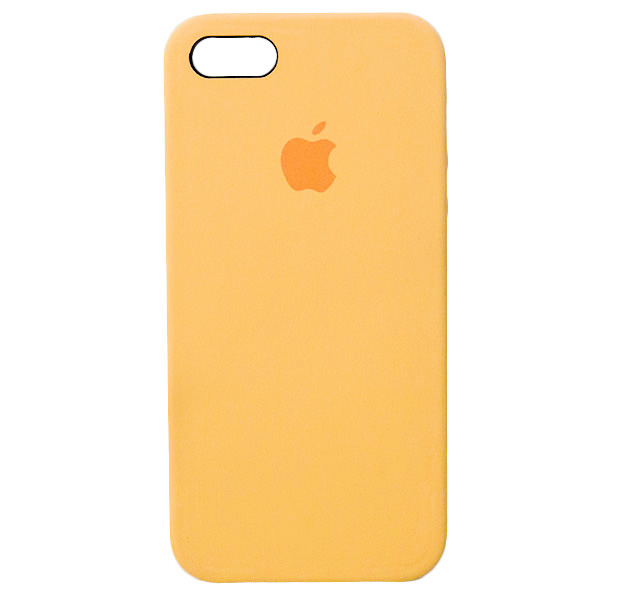 

Желтый силиконовый чехол для iPhone 5/5S/SE Silicone Case