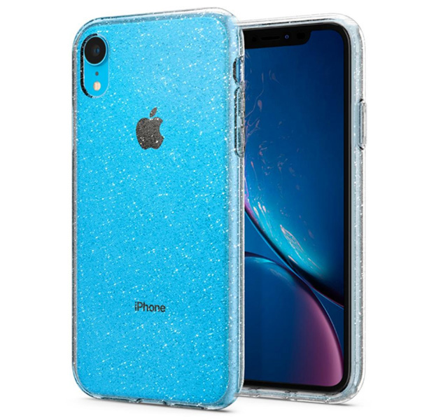 

Прозрачный силиконовый чехол для iPhone XR Glitter Case