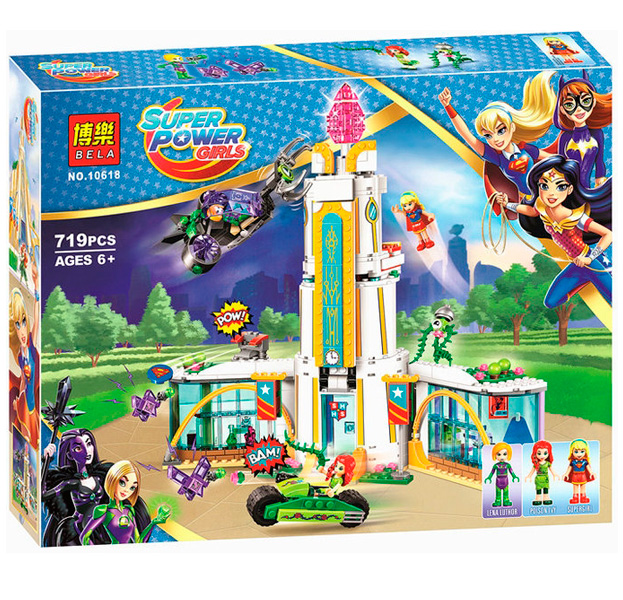 

Конструктор Bela Super Hero Girls Супергерои 10618 (аналог Lego) 719 дет.