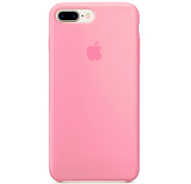 

Cиликоновый чехол Bubble Gum для iPhone 7/8 Plus Silicone Case, Розовый