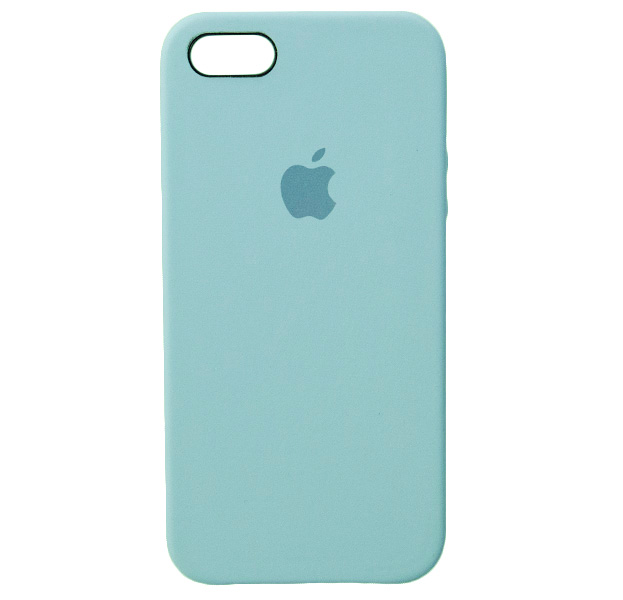 

Бирюзовый силиконовый чехол для iPhone 5/5S/SE Silicone Case
