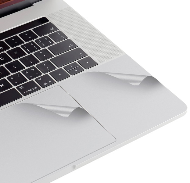 

Защитная наклейка для Macbook Pro 15 2016-2018 Palm Guard Protection Silver