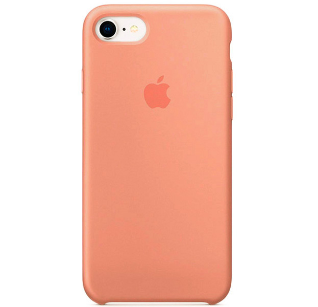 

Абрикосовый силиконовый чехол для iPhone 7/8 Silicone Case, Оранжевый
