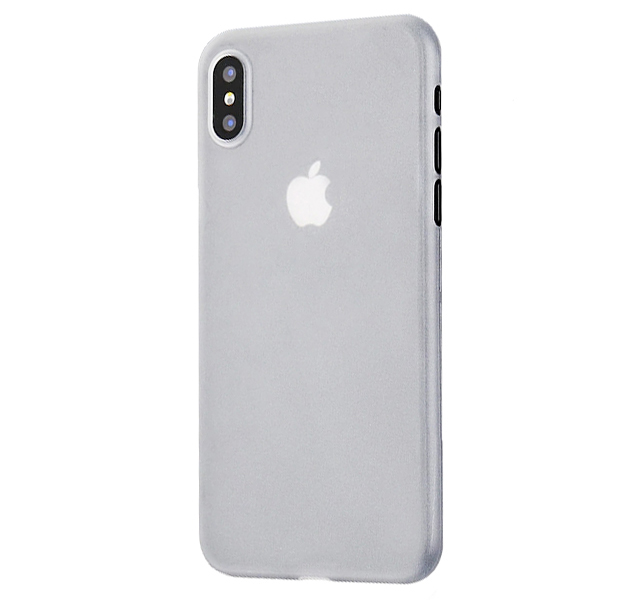 

Белый полупрозрачный ультратонкий чехол для iPhone XS Thin Case