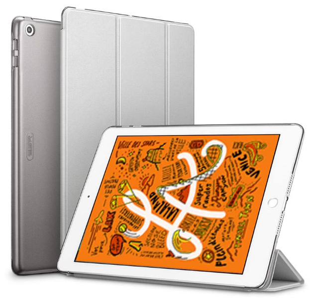 

Серый чехол-книжка для iPad Mini 5 ESR Hues Yippee Series