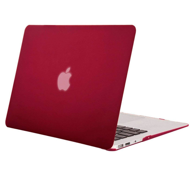 

Бордовая пластиковая накладка для Macbook Air 11", Бордовый