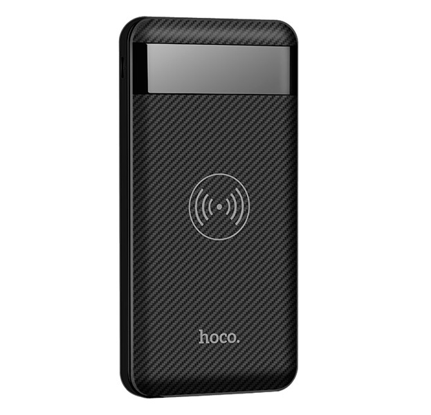 

Черное беспроводное портативное зарядное устройство Hoco Astute Wireless Charging 10000 mAh