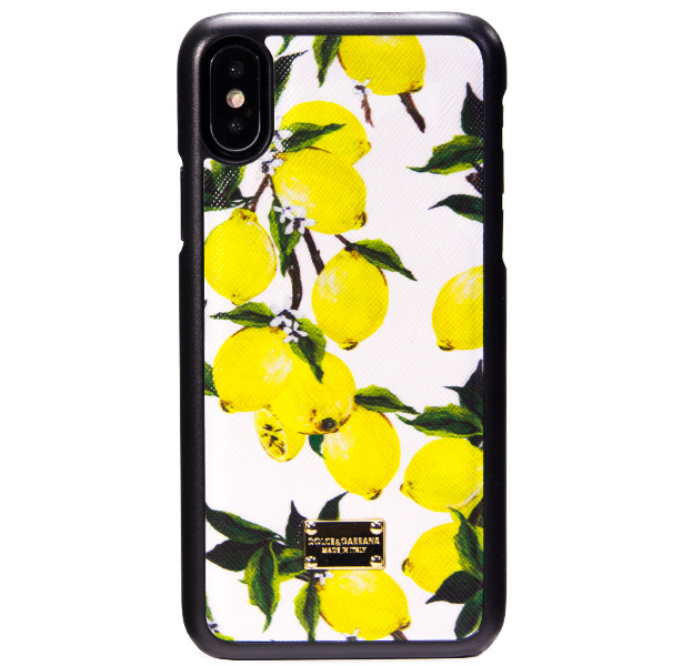 

Чехол-накладка для iPhone X/XS Lemon Collection Zitrone White, С рисунком