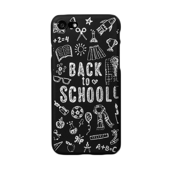 

Чехол-накладка для iPhone 7/8 "Back to School", Белый