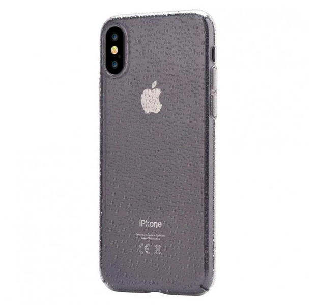 

Прозрачный чехол-накладка для iPhone X/XS Devia Amber Case Black