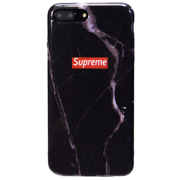 

Чехол-накладка для iPhone 7/8 Plus Marble Collection Black, Черный