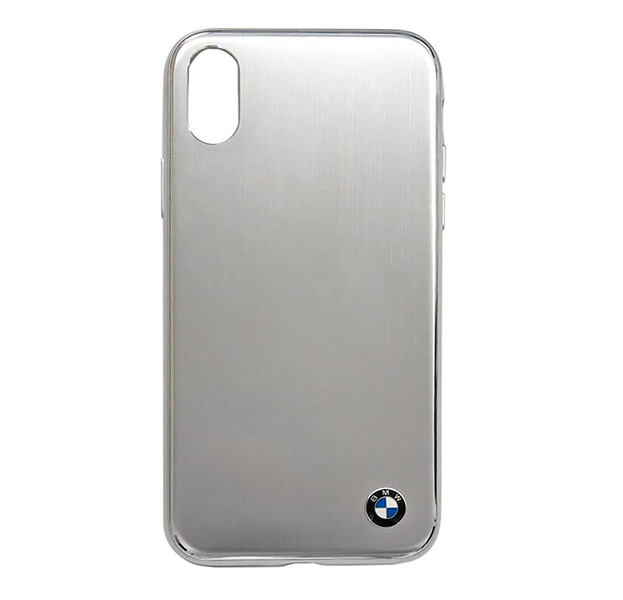 

Чехол-накладка для iPhone X/XS BMW Signature Brushed Aluminium Silver, Серебристый