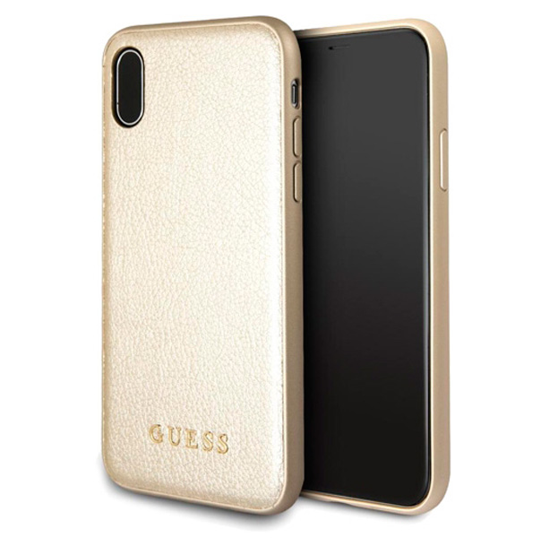 

Чехол-накладка для iPhone X/XS Guess Iridescent Collection Gold, Золотой