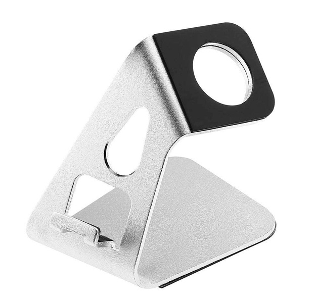 

Серебристая подставка для Apple Watch Metal Stand