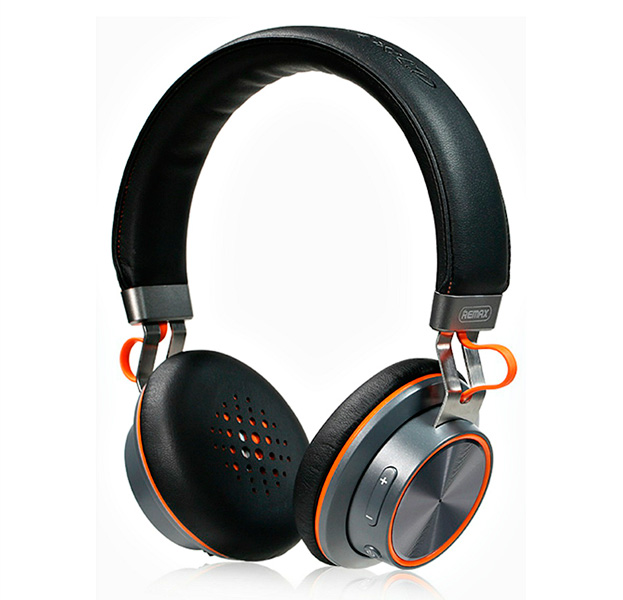 

Черные Bluetooth накладные наушники Remax RM-195HB