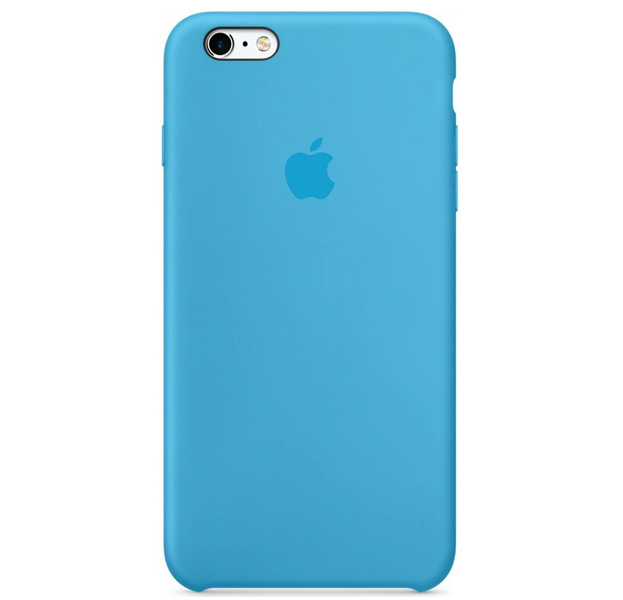 

Голубой кожаный чехол для iPhone 6/6S Leather Case
