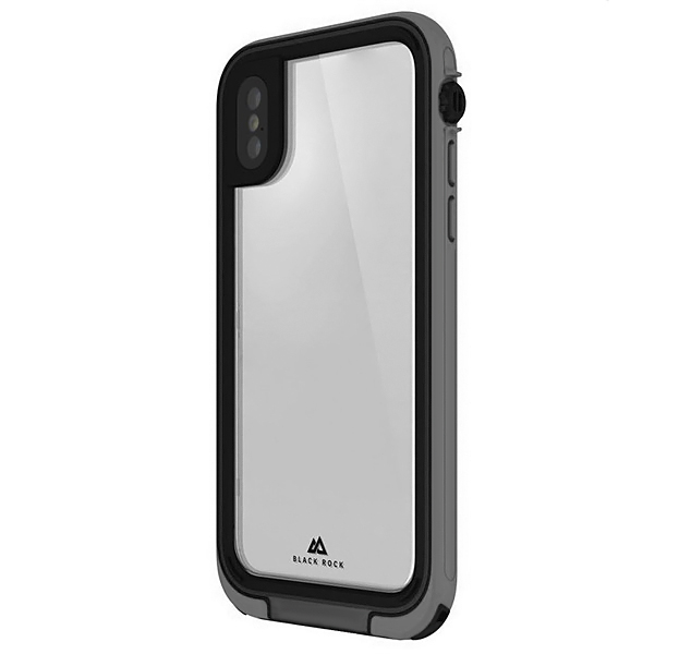 

Водонепроницаемый чехол для iPhone X/XS Black Rock 360 Hero Gray, Прозрачный