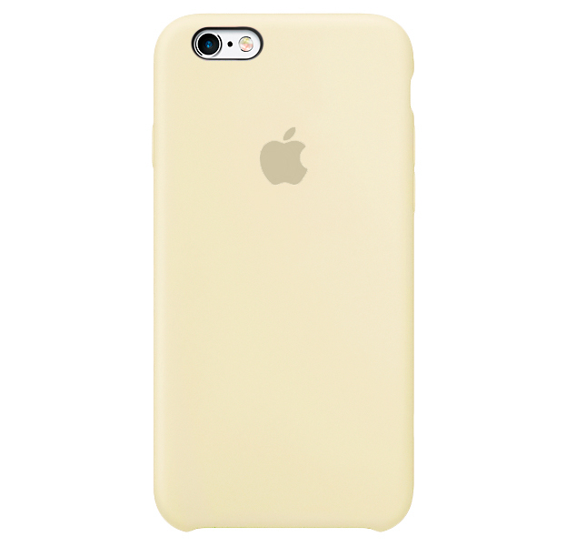 

Кремовый силиконовый чехол для iPhone 6/6S Silicone Case, Бежевый