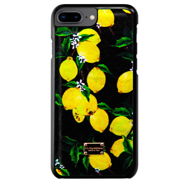 

Чехол-накладка для iPhone 7/8 Plus Lemon Collection Zitrone Black, С рисунком