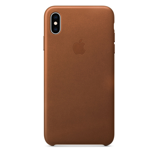 

Коричневый кожаный чехол для iPhone XS Max Leather Case