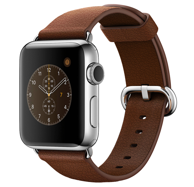 

Коричневый кожаный ремешок для Apple Watch 42/44 mm COTEetCI Premier Band