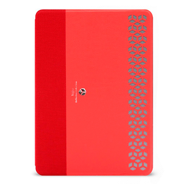 

Красный кожаный чехол-книжка для iPad 9.7 2017/2018 Kajsa Reflective Collection