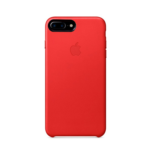 

Красный кожаный чехол для iPhone 7/8 Plus Leather Case